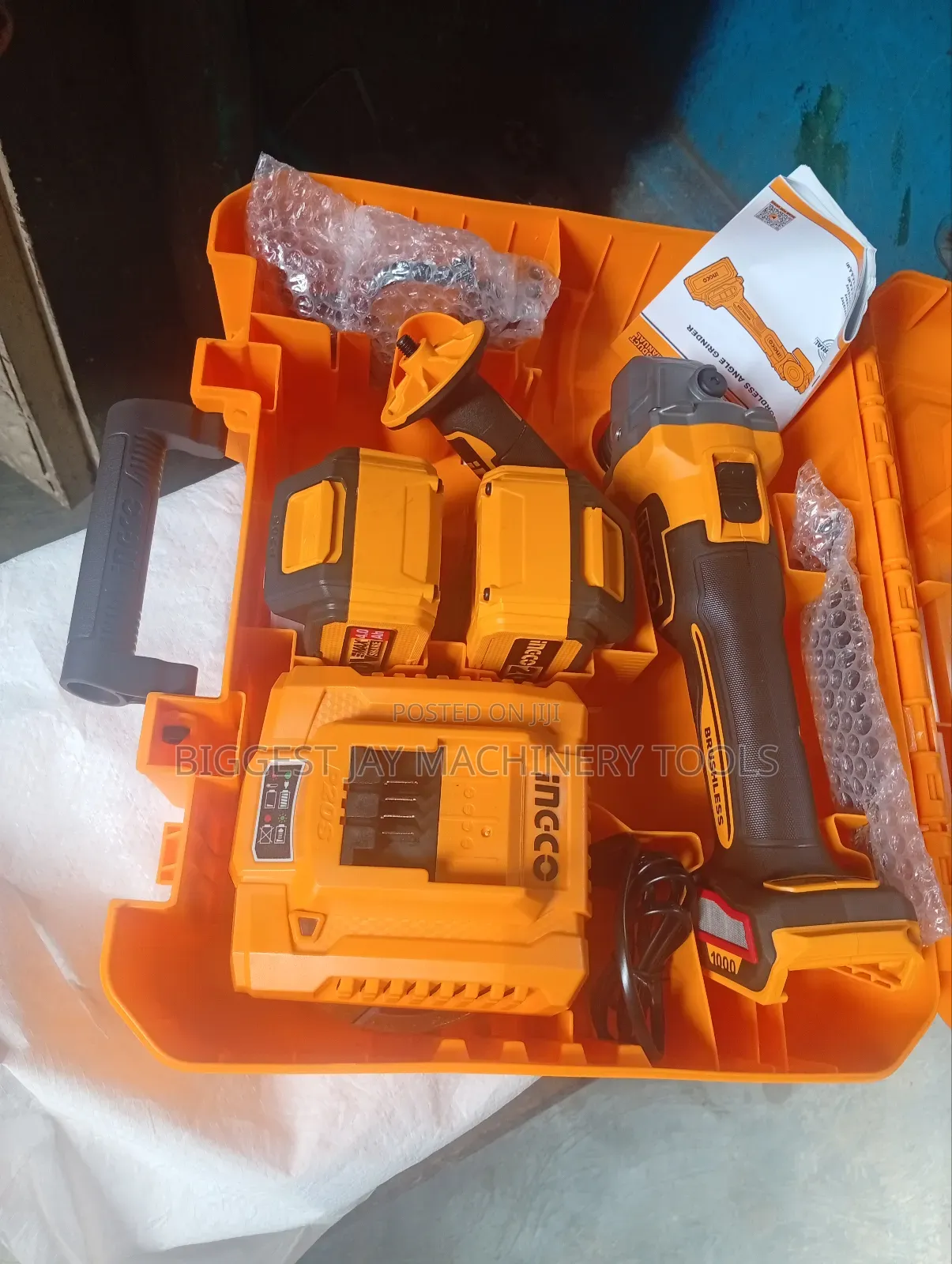 Angle Grinder Cordless Battery Ingco