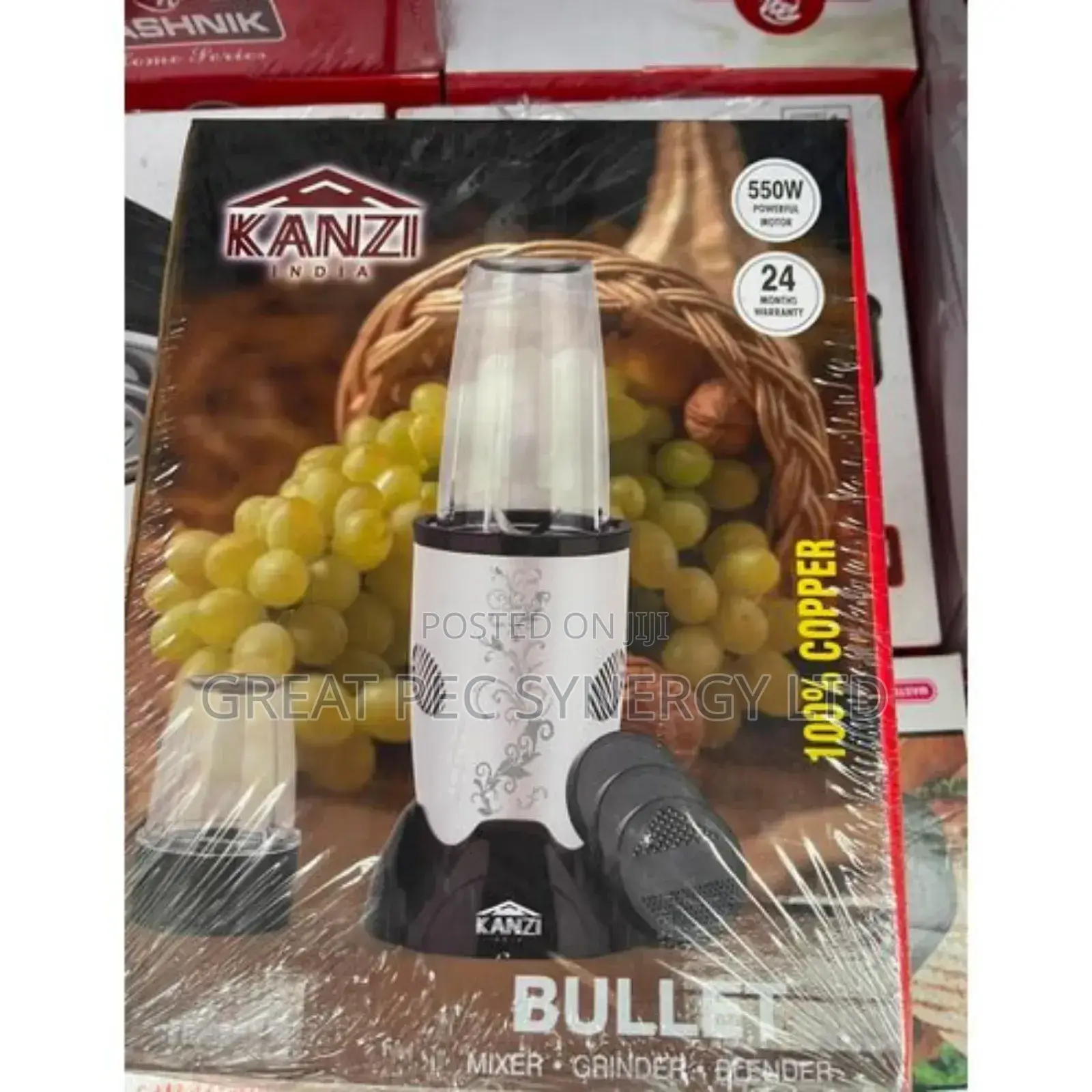 Kanzi Bullet Blender - 100% Copper