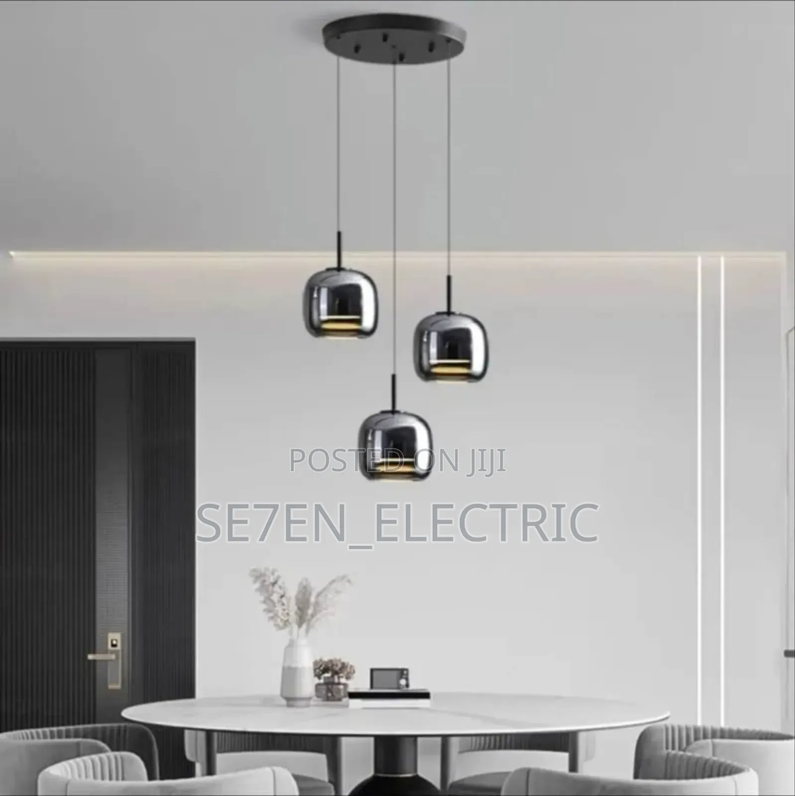 Smoky Luxury 3in1 Dropping Pendant Light