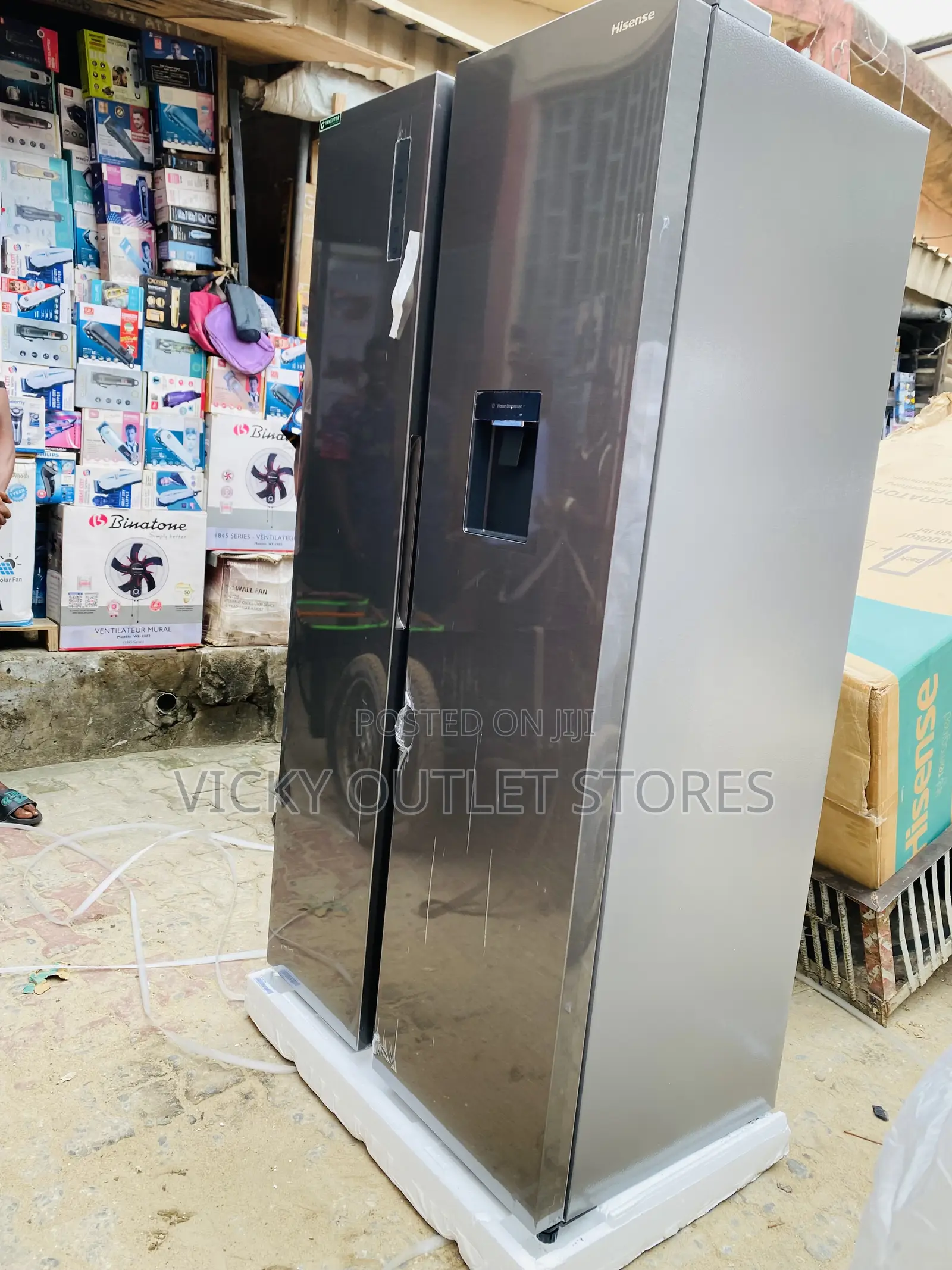 Hisense 529liters Side by Side Refrigerator