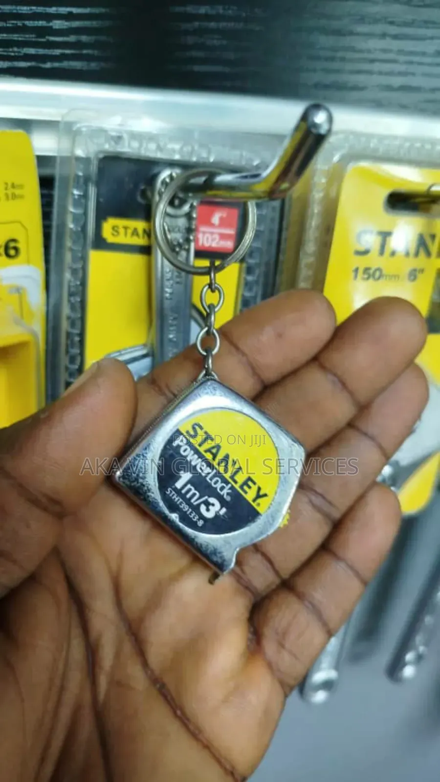 Stanley 1m Powerlock Key Ring Tape Measure