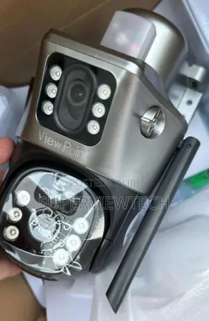 Solar Dual Lens 4g Simcard Auto-tracking Cctv Camera 8mp