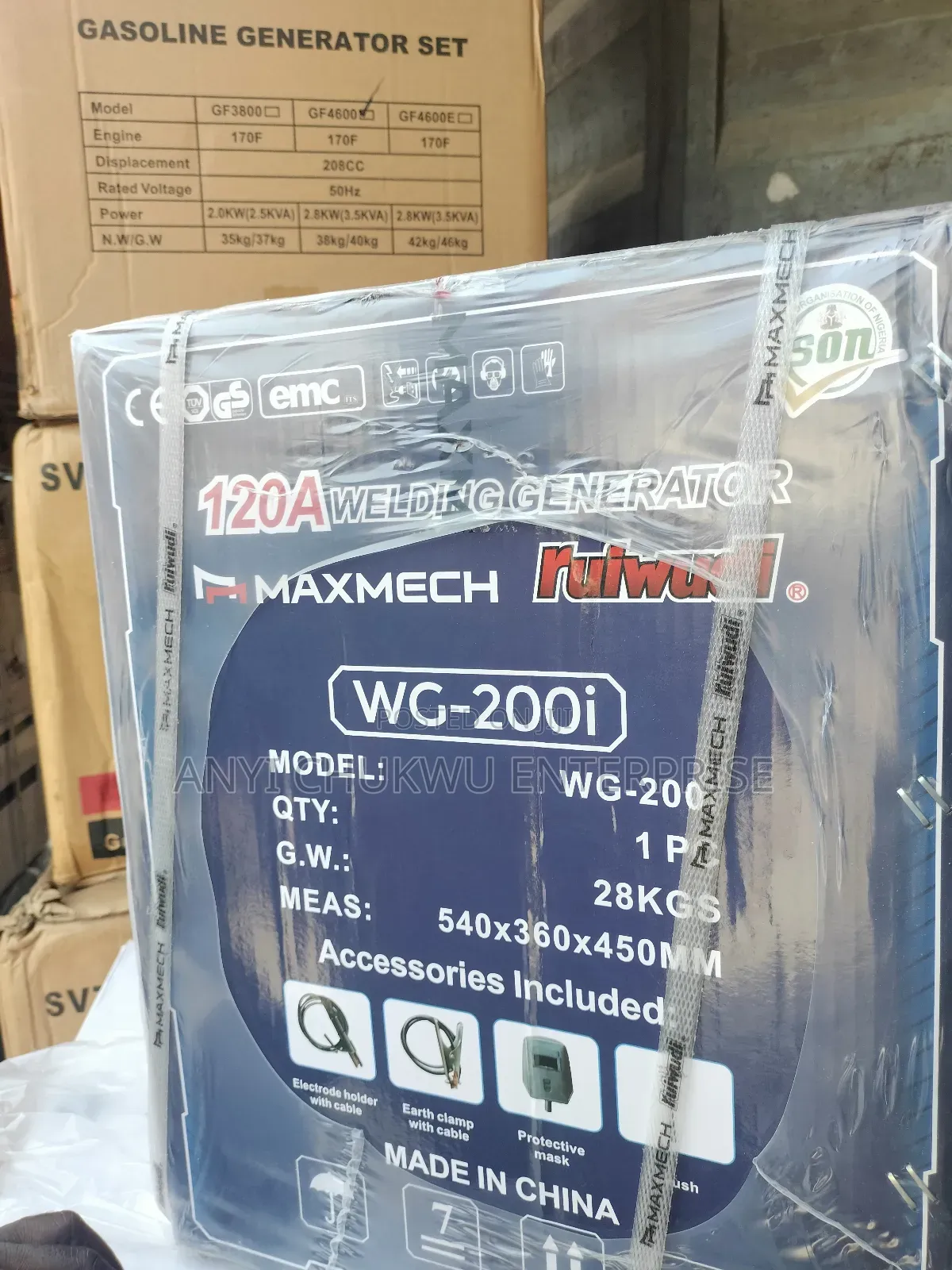 Maxmech Digital Welding Generator 120arms