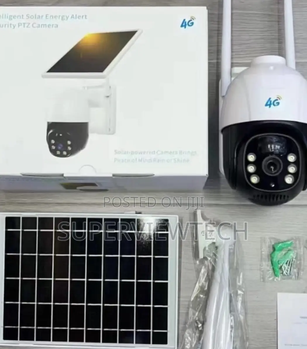 Solar Powered Battery Wireless Security Camera Simcard Slot