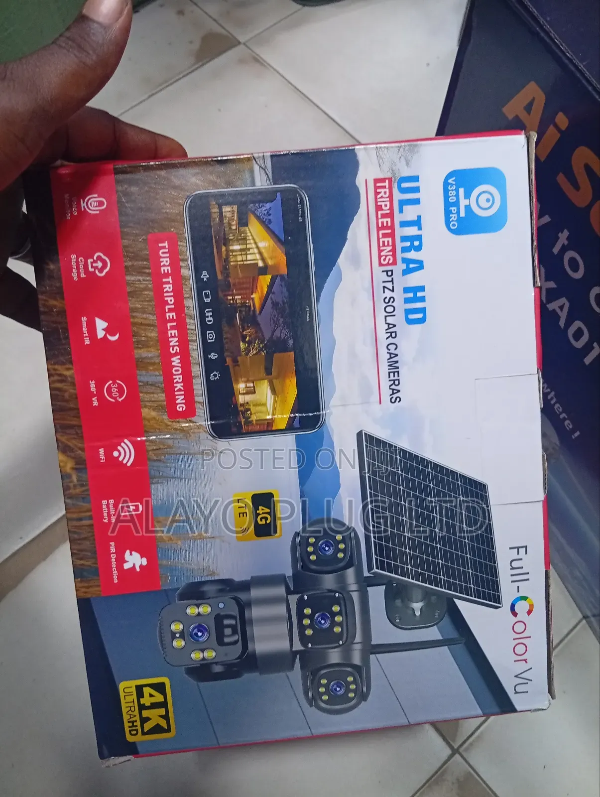 Triple Lens Solar Camera