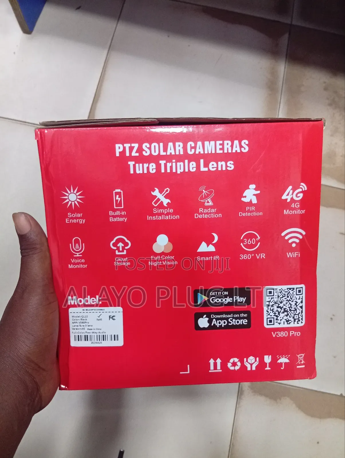 Triple Lens Solar Camera