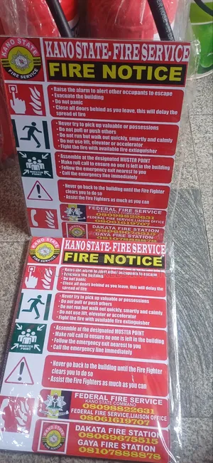 Kano Fire Notice