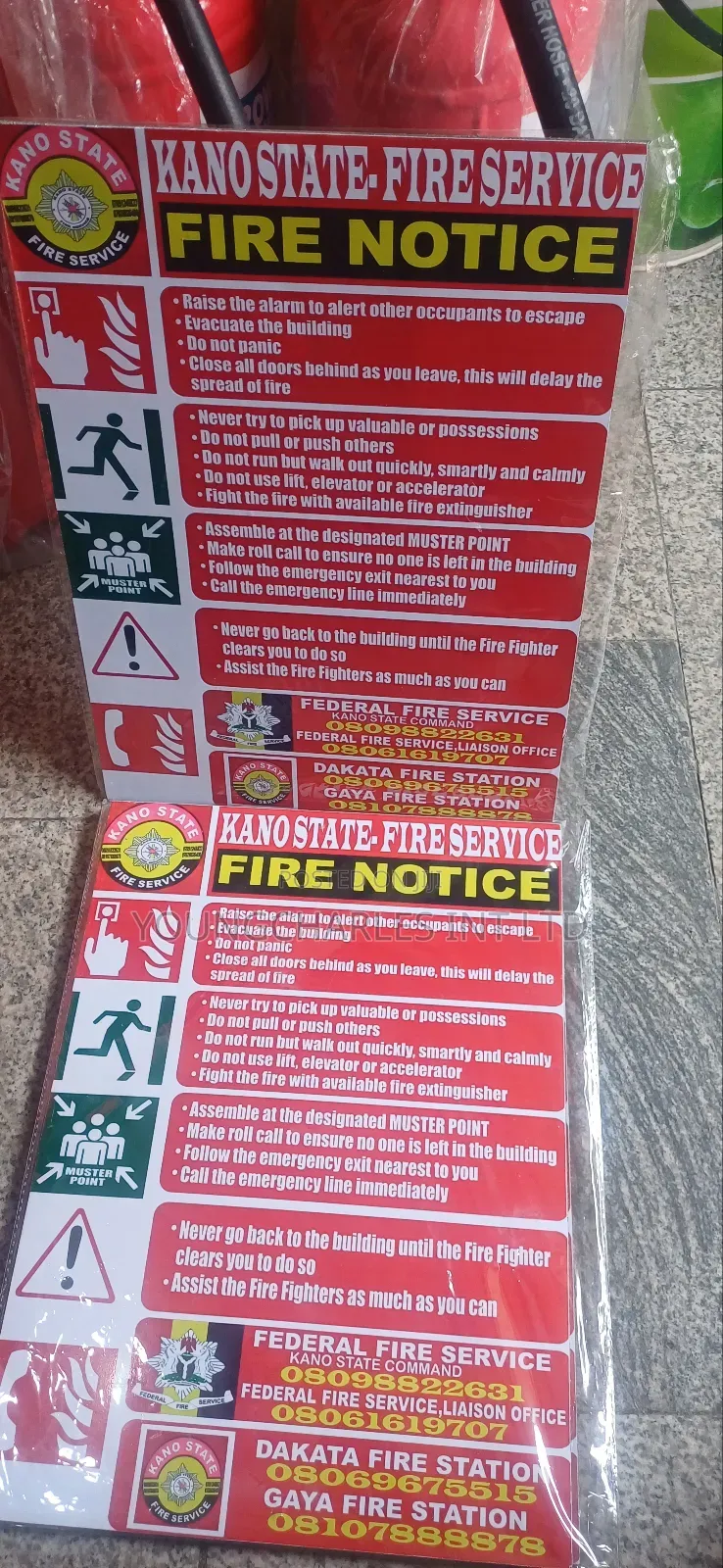 Kano Fire Notice