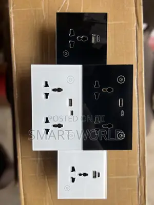 16amps Double Wifi Smart Socket With Tuya, Alexa Google