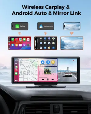 Wireless Carplay Android Auto Car Stereo With Dash Cam