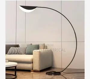 Living Room Corner Modern Large Floor Lamp Hotel Home Black