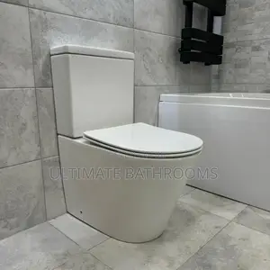Rimless Close Couple White Watercloset