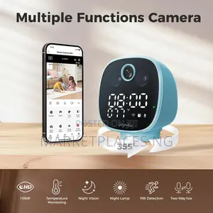 1080p Wifi Baby Monitor With App, 355° Pan Night Vision