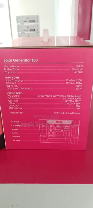 Itel Solar Generator 600w