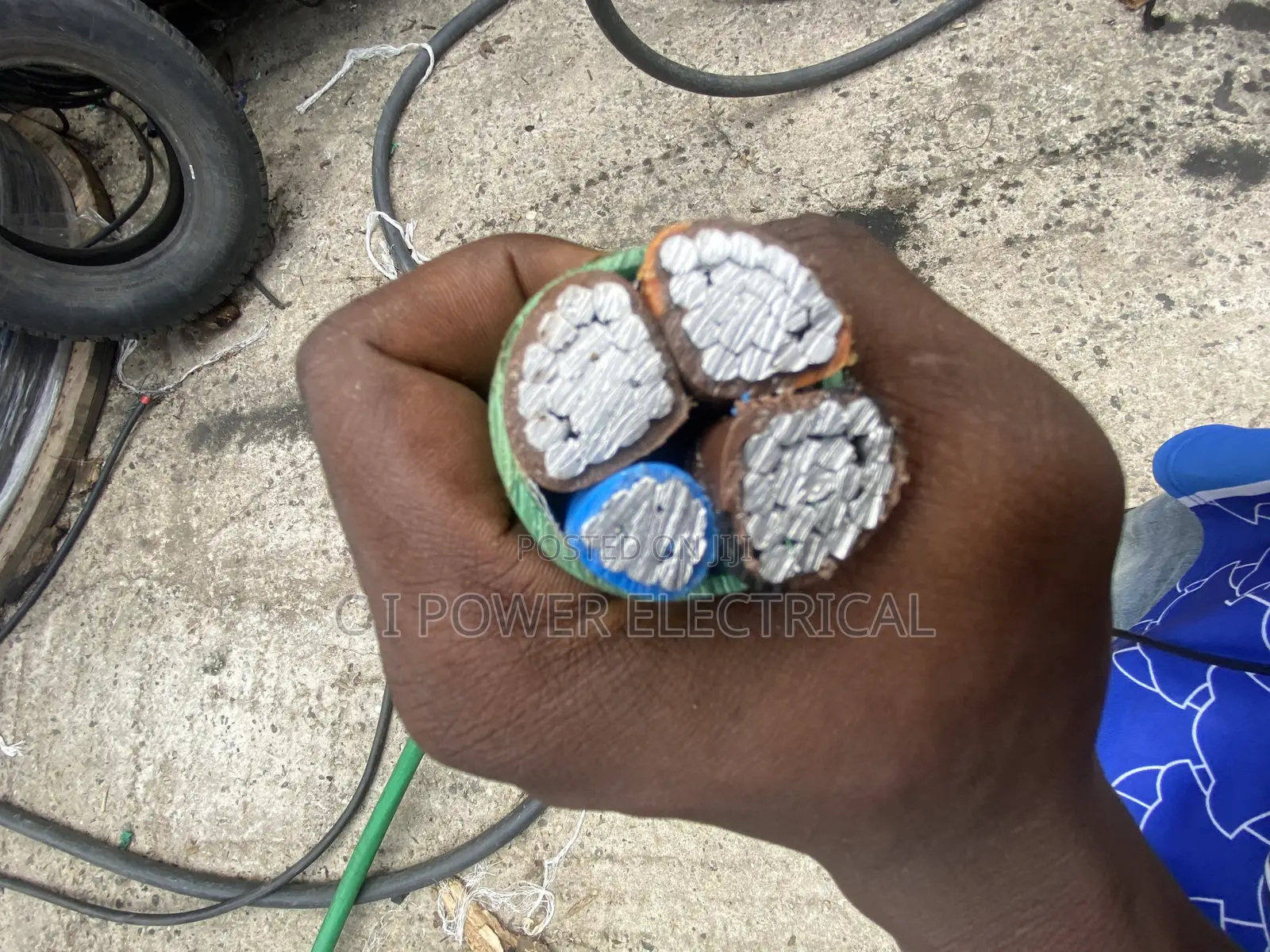 95mm 4 Core PVC Aluminum Cable