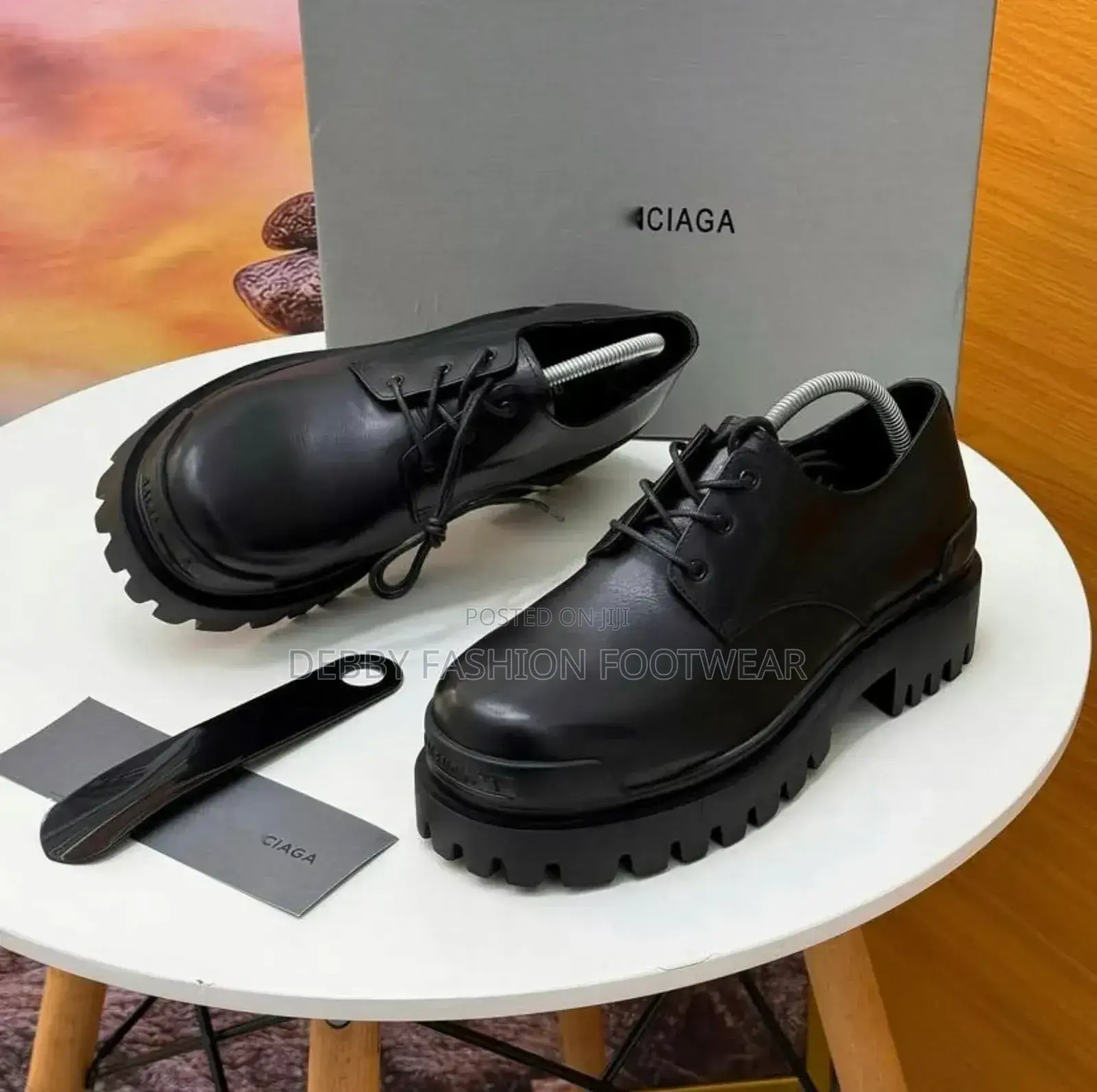 Balenciaga Lace Up Designer Shoe