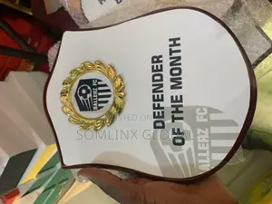 Wooden Plaque, Football Award