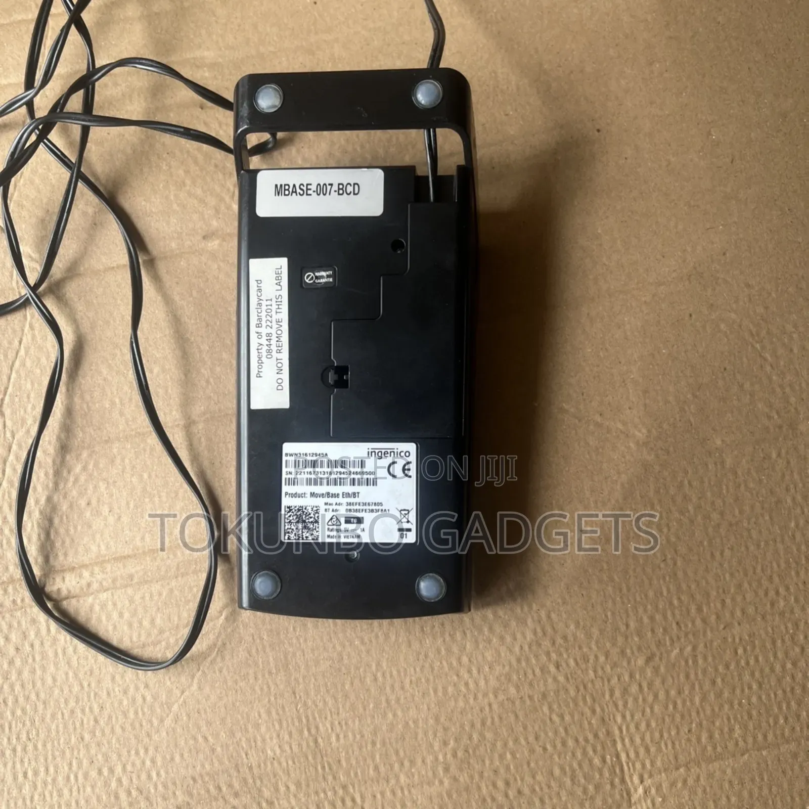 Ingenico Move 5000 Card Payment Machine Charger Stand 4g