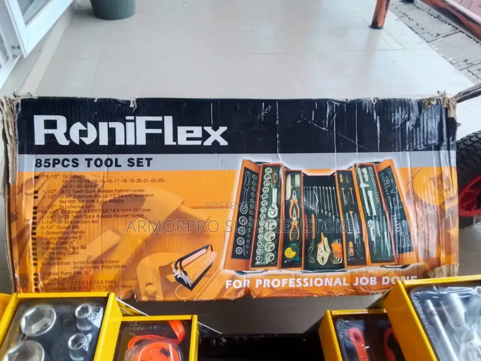 Tools Box With Complete Set (82pcs)