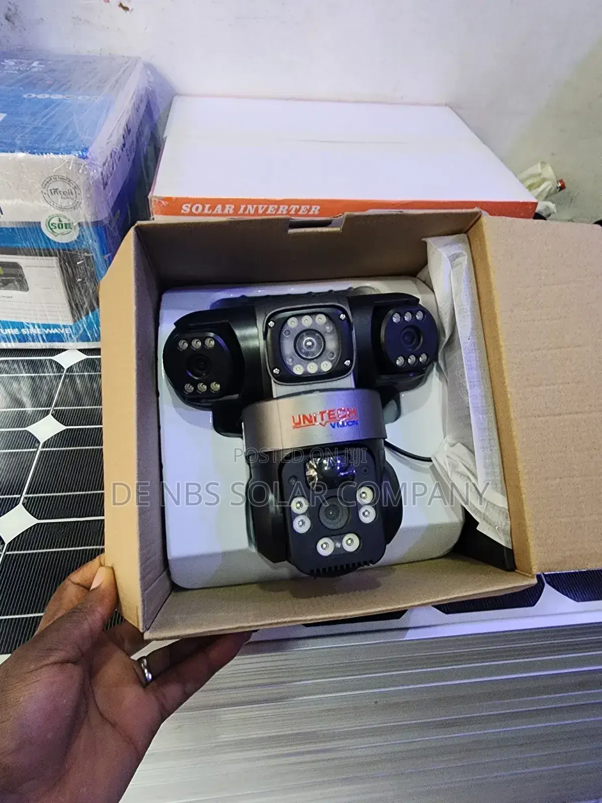 3lens PTZ 4g Security Alert CCTV Camera System 360°