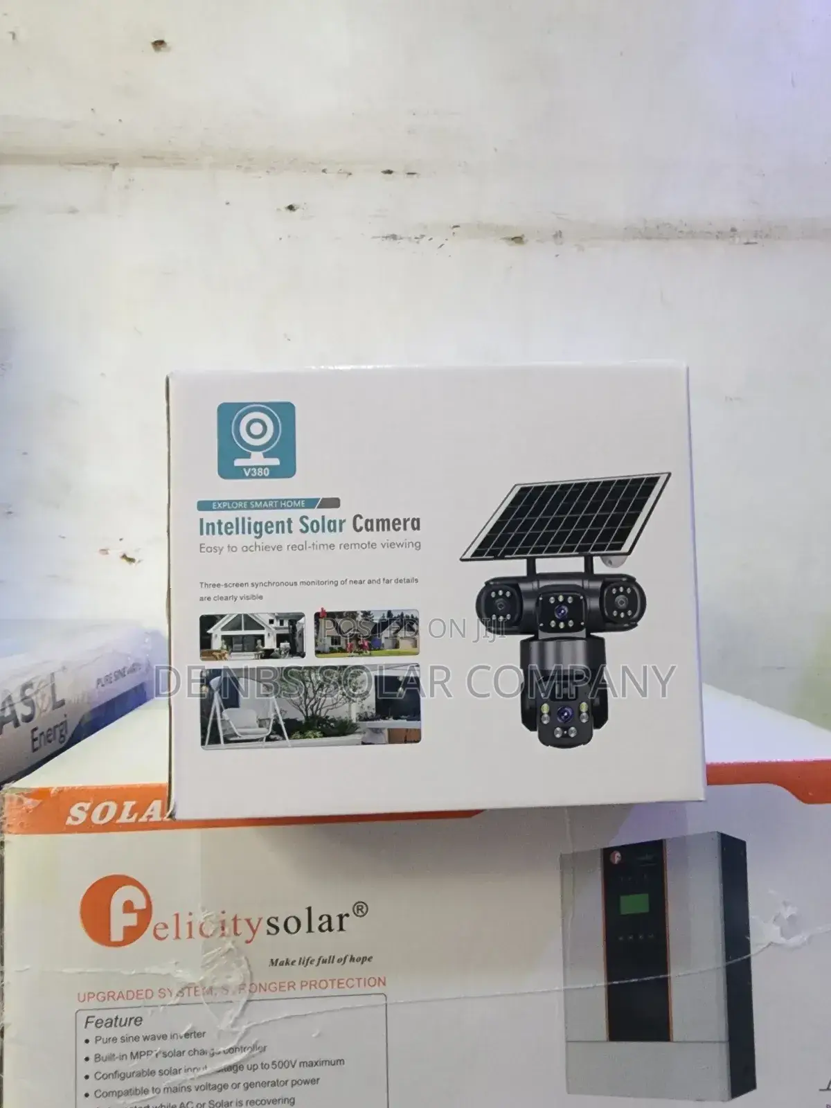 3lens PTZ 4g Security Alert CCTV Camera System 360°