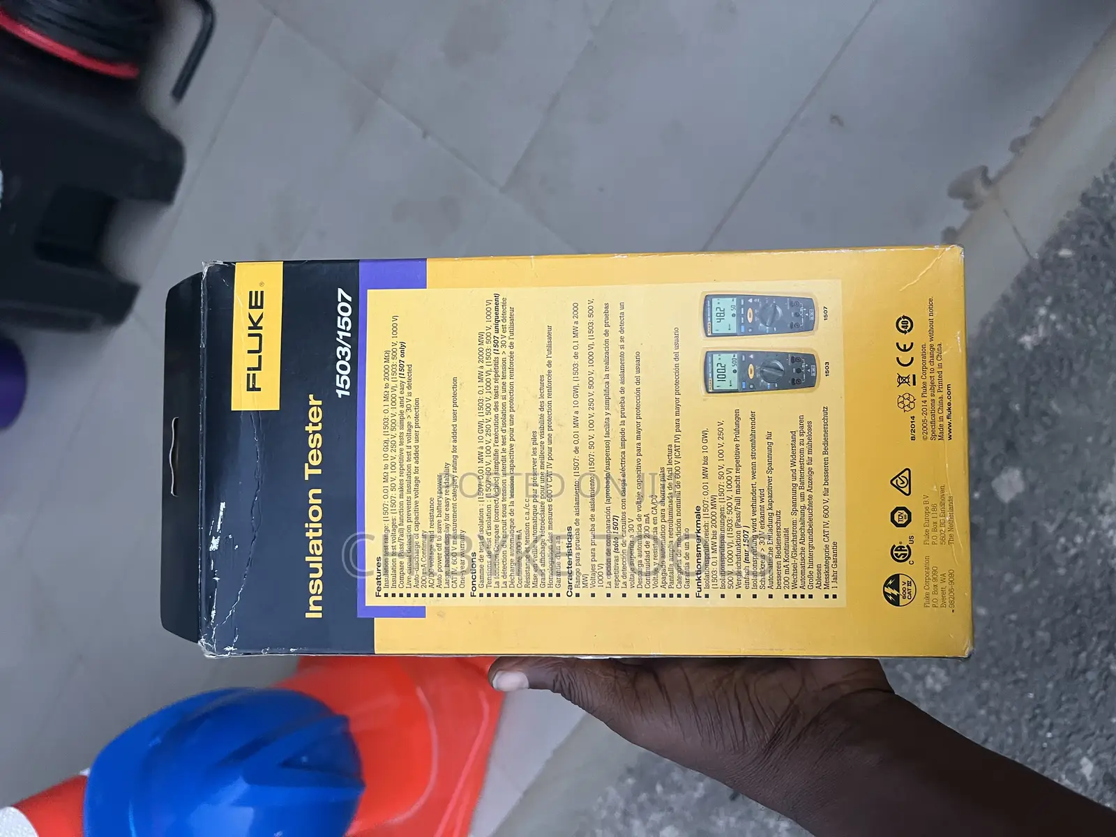 1507 Fluke Insulation Digital Tester/Meter