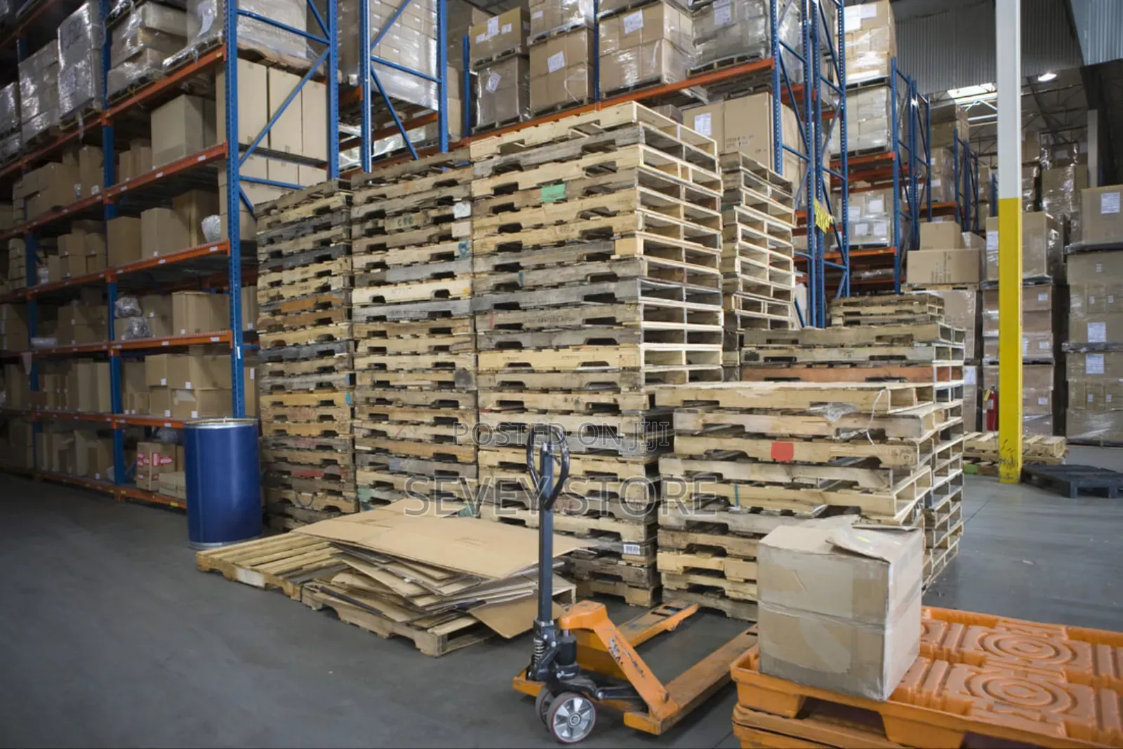 Pallet Wood for Harvesters Storage