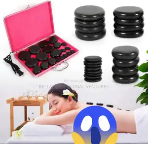 16 Pieces Massage Hot Stone With Heating Box