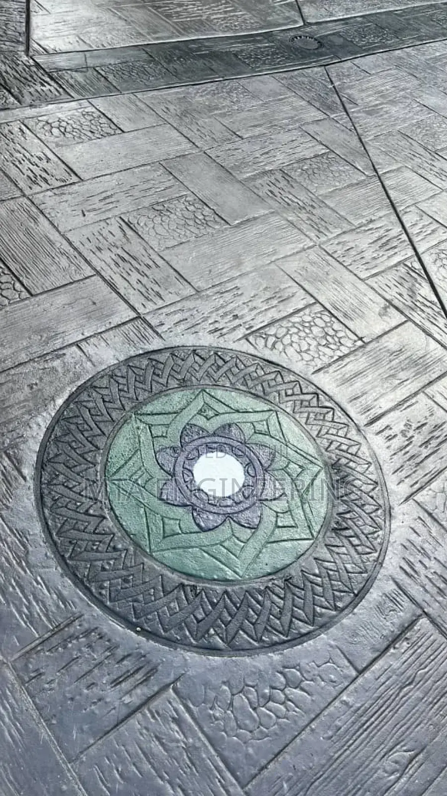 Color Hardner Floor Stamp