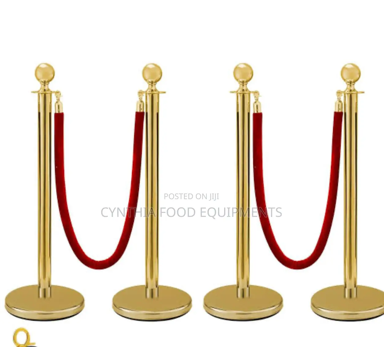 Queue Divider Gold And Silver