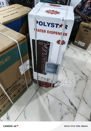 Polystar Pv-R6jx-5rf Standing Water Dispenser With Fridge