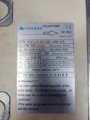 Solar Submersible Pump