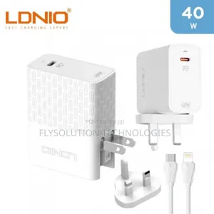 Photo - Ldnio A1405c 40w Usb-C Pd Foldable iPhone Charger