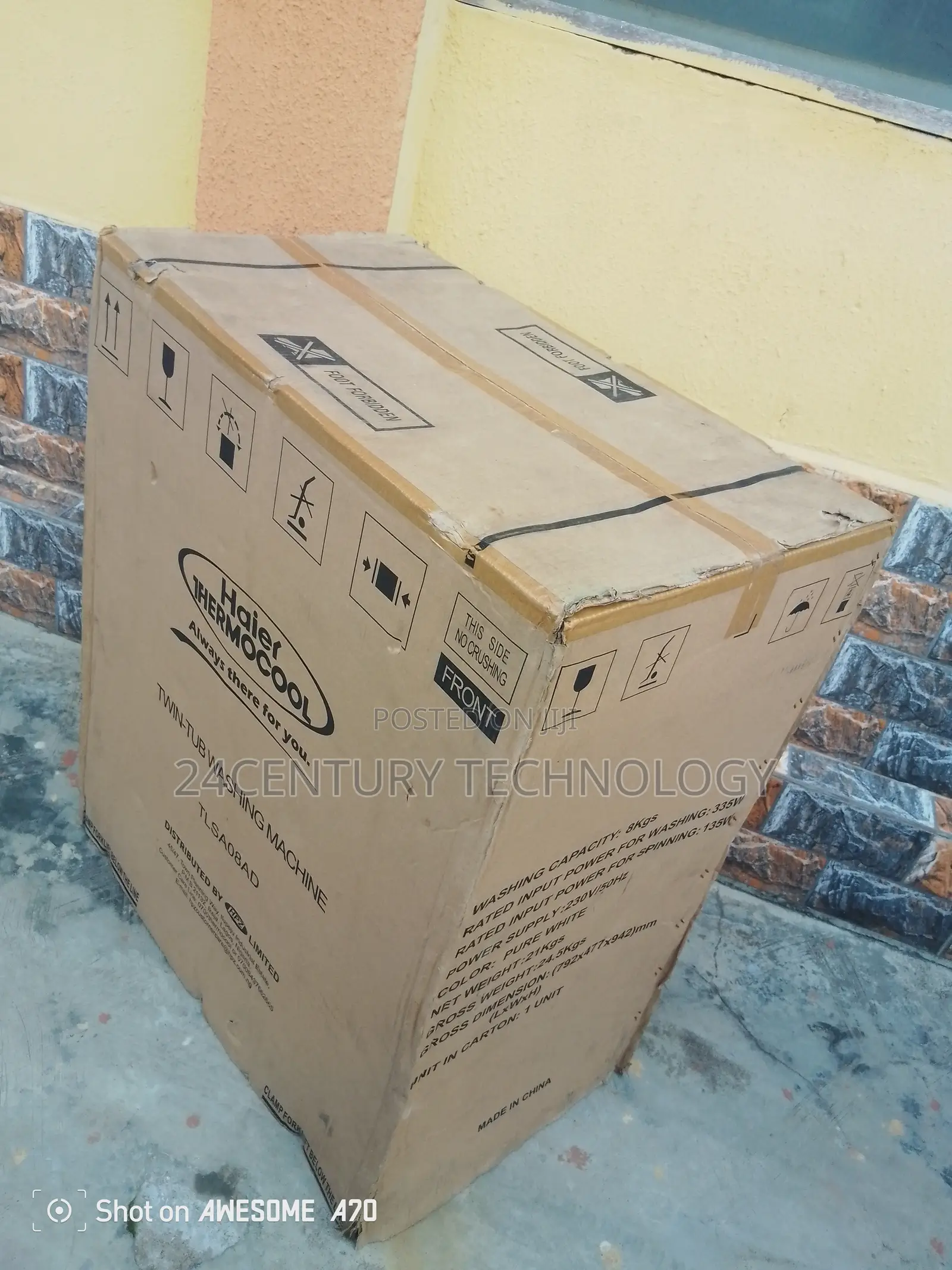 Haier Thermocool 8kg Washer Portable