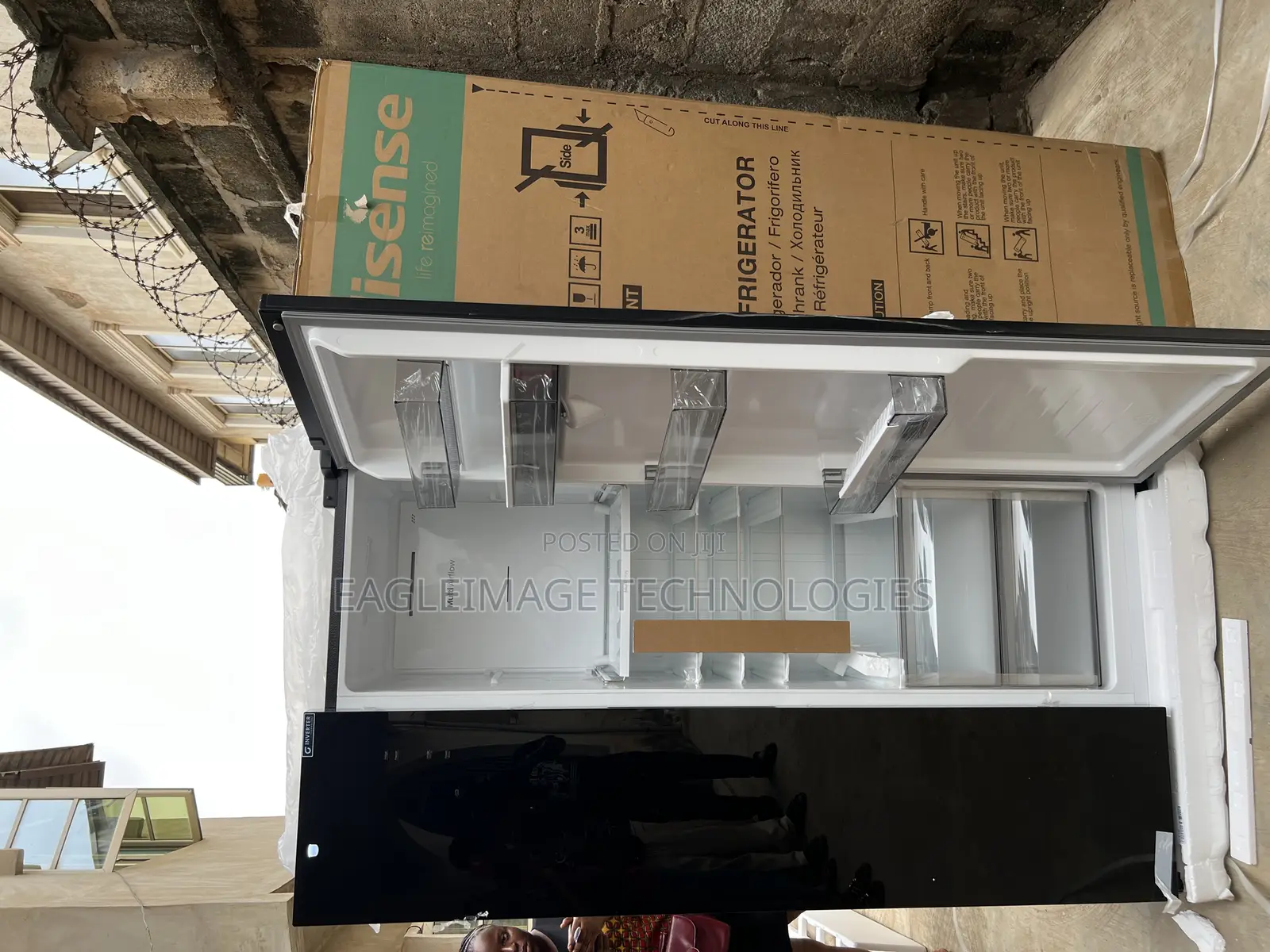 High‐Tech Hisense Ref‐5p558nmsg 529l W/ App Monitor