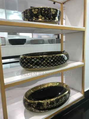 Black Designed Countertop Basin
