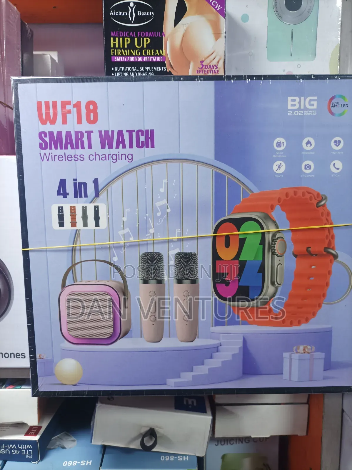 Wf18 Smart Watch 4 in 1