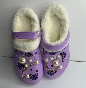 Crocs With Detachable Fur