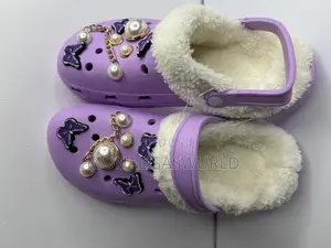 Crocs With Detachable Fur