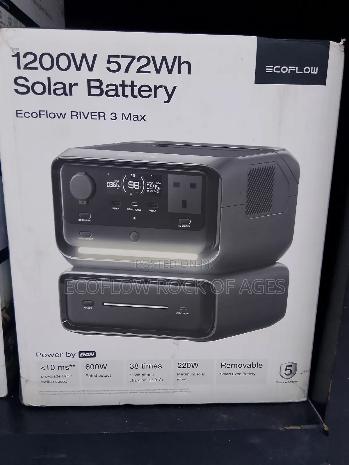 Ecoflow Portable Solar Generator River 3 Max