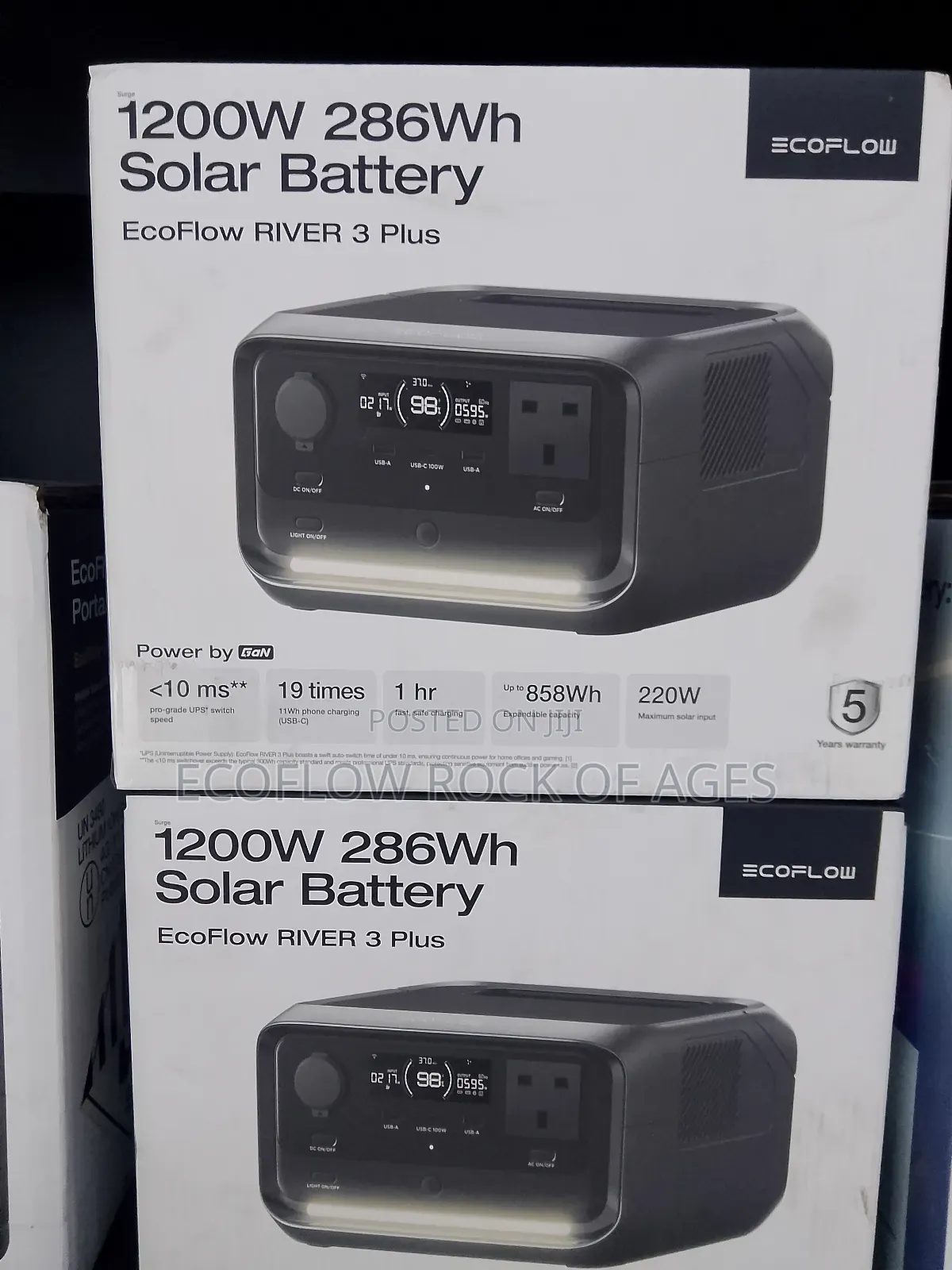 Ecoflow Portable Solar Generator River 3 Plus