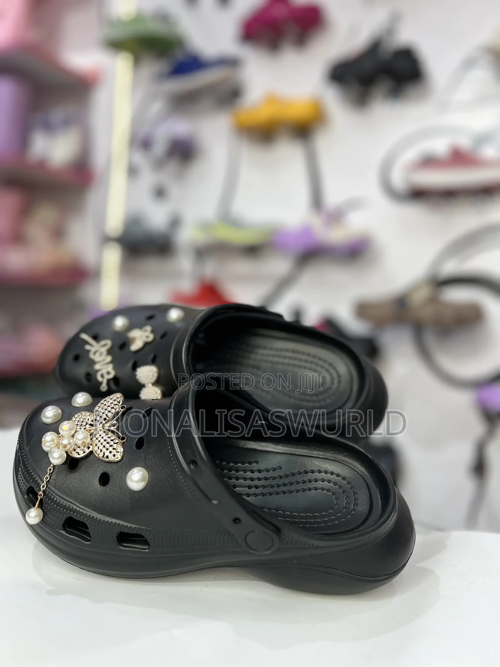 Original Crocs With Charms