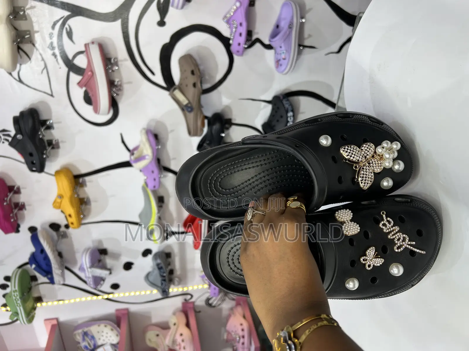 Original Crocs With Charms