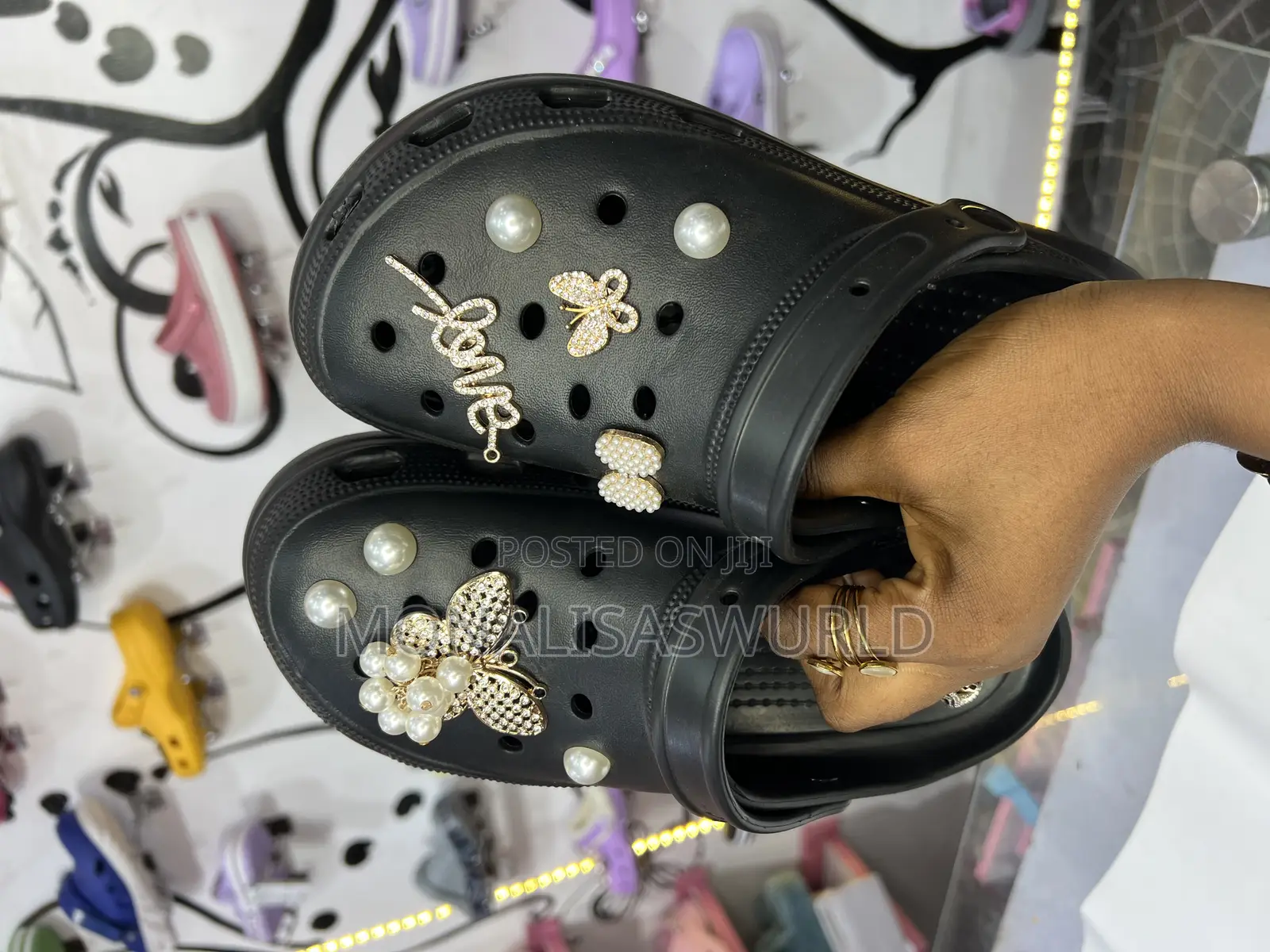 Original Crocs With Charms