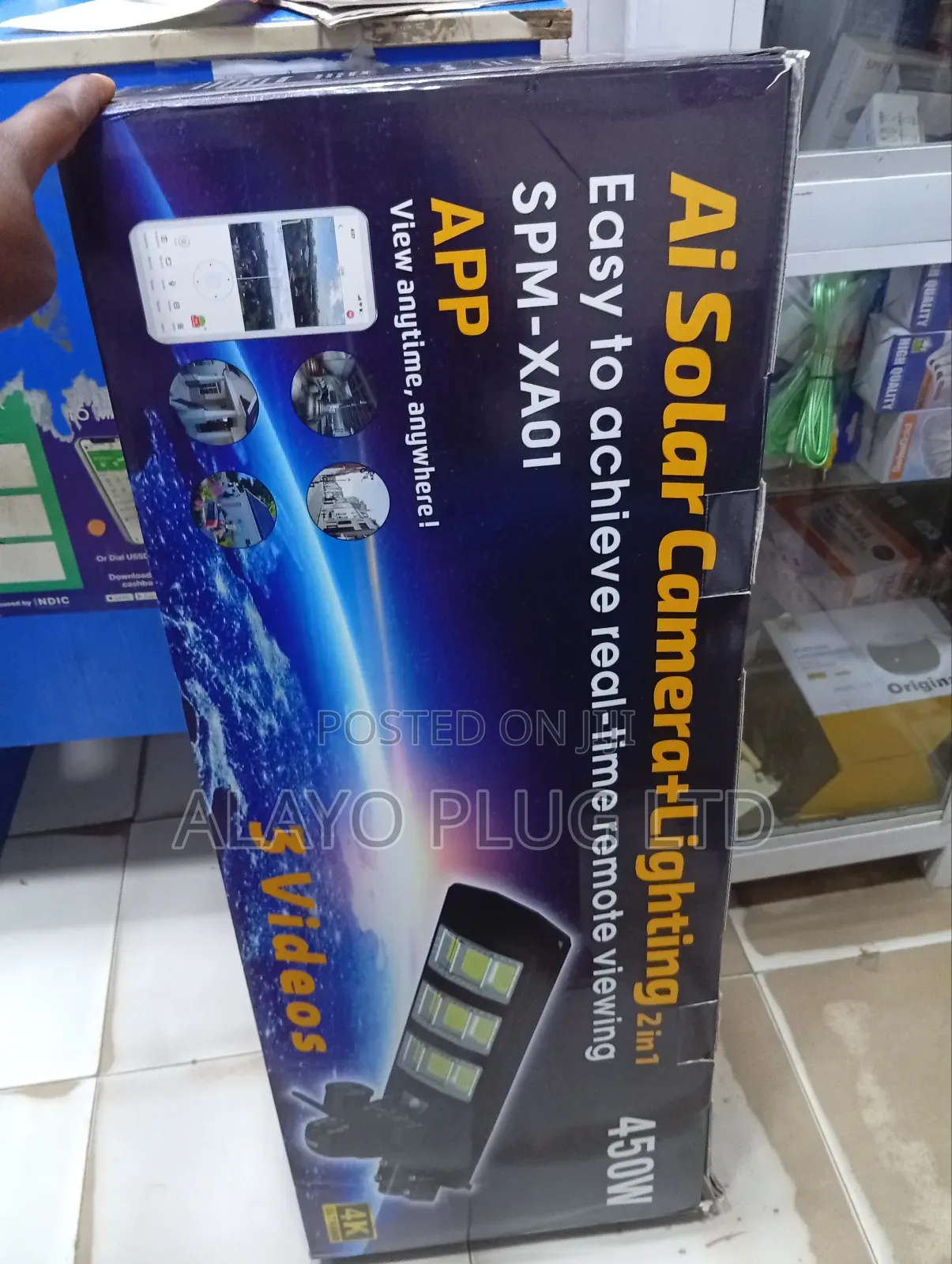 4in1 Ai Solar Camera+ Lighting