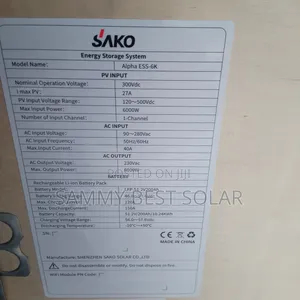11kva-48v Sako All-in-One Energy Strong System (Alpha Ess)