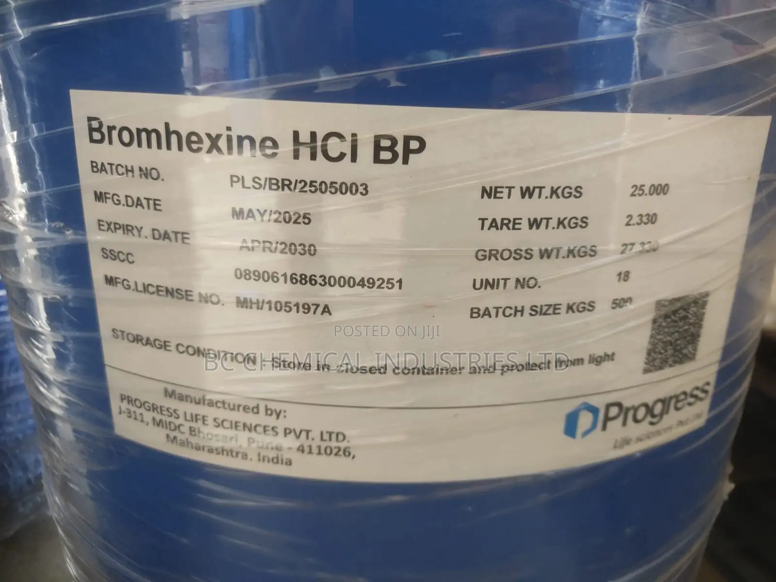 Bromhexine HCL Bp