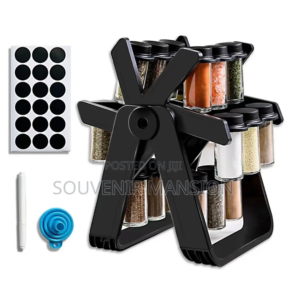 18 Jar Rotating Spice Rack