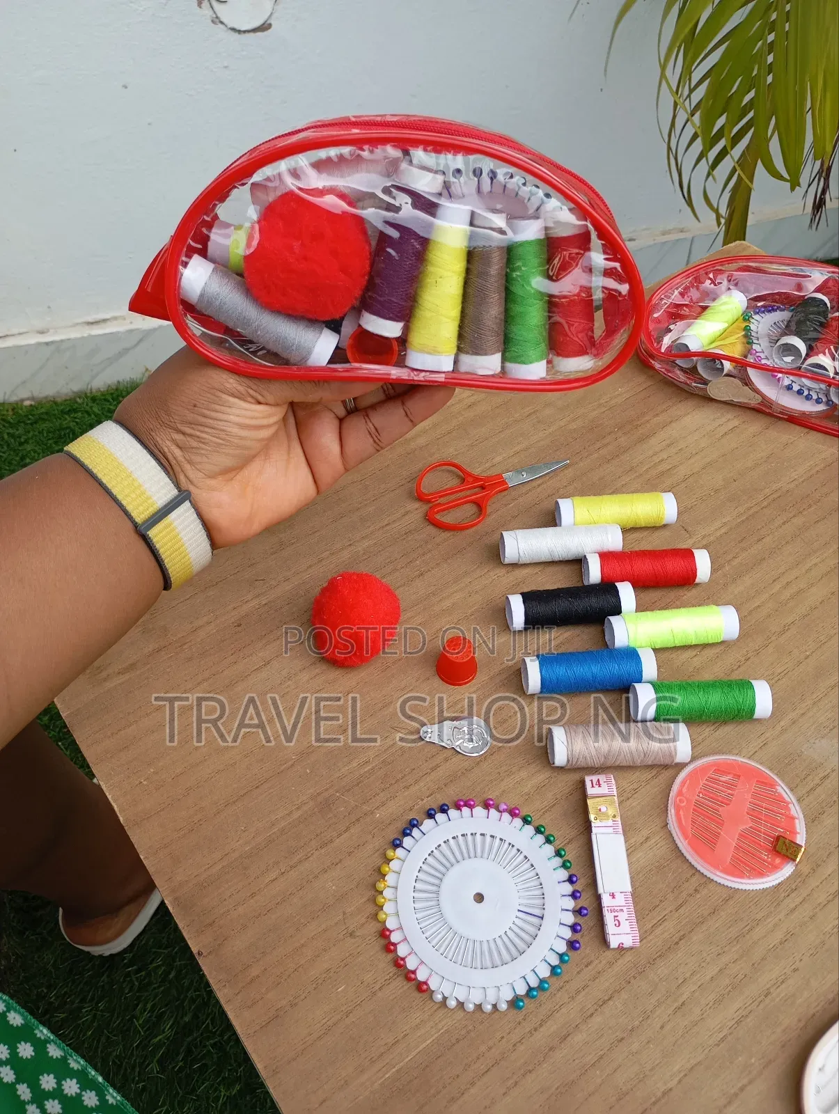 Sewing Kit Medium See Through Bag