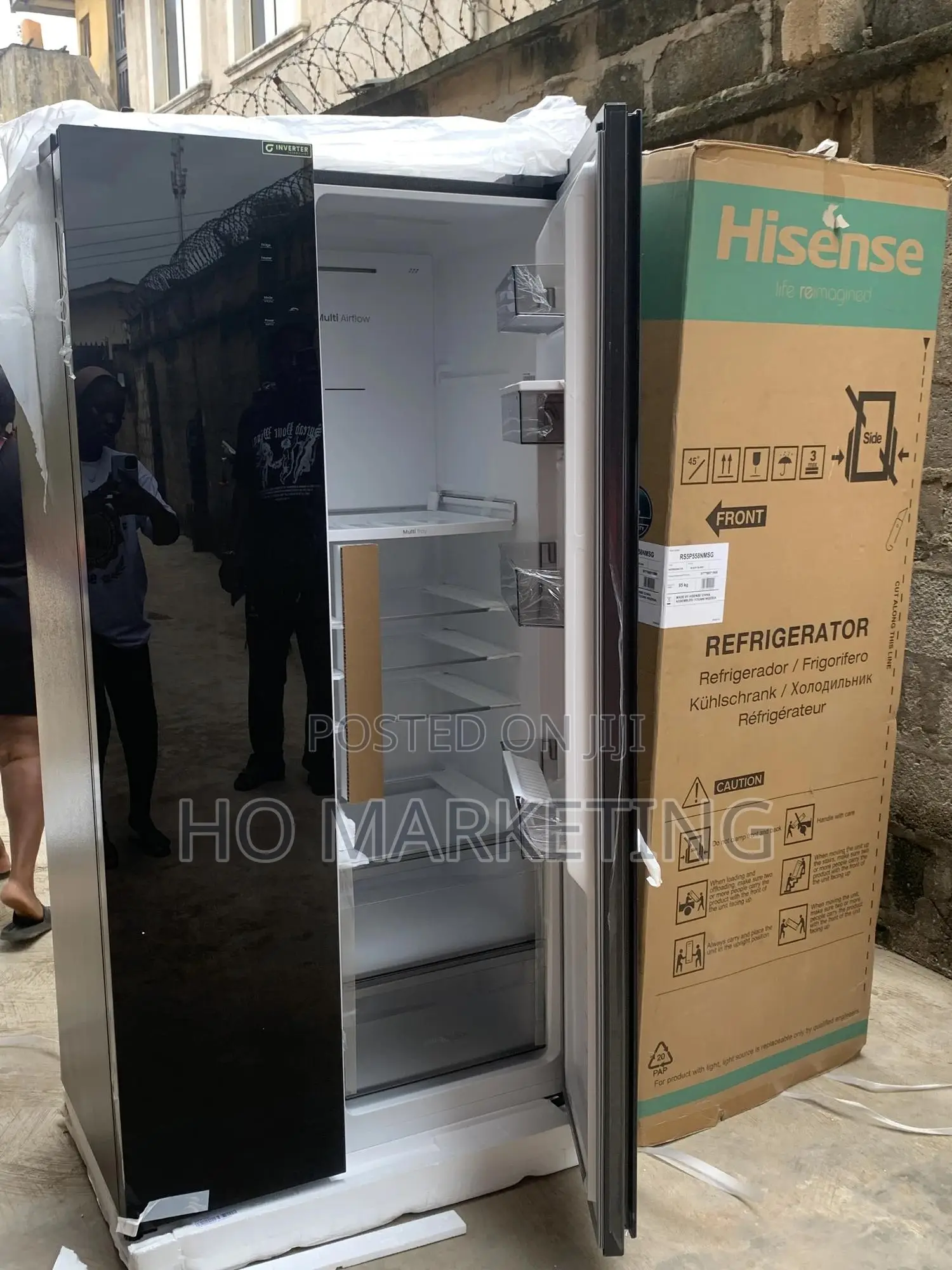 Hisense Rs5p558nmsg – 529l of Organized Storage Efficiency